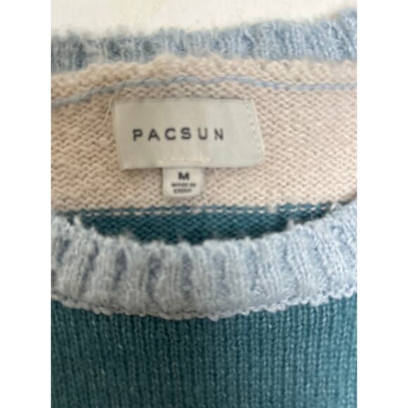 PacSun LA Hearts Marissa Striped Cozy Crew Neck Sweater NWOT Size M - Picture 6 of 7